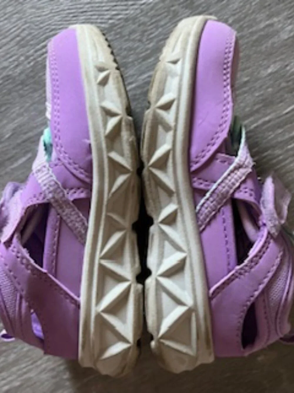🧡3/15 OshKosh B'Gosh Purple Durable Play Sandals 10